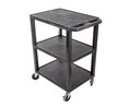 Vagn med 3 hyllor, 670x460x860mm, 150kg